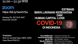 Live Streaming ZOOM - Estimasi Biaya Layanan Kesehatan dan Human Capital Loss