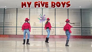 My Five Boys #Myfiveboys#irishmusic#uk#maggiegallagher#linedance#nst#dancelover#country