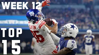 Top 15 Plays | NFL Week 12 2022 Season