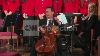 BOSTON MEMORIAL SVC- YO YO MA PERFORMS