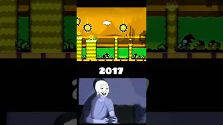 Geometry Dash 2017 vs 2023