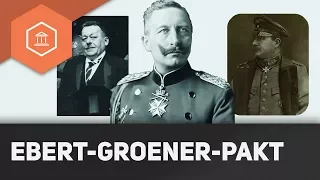 Beginn der Weimarer Republik: Übergangsregierung & Ebert-Groener-Pakt