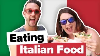 EATING ITALIAN FOOD in Bologna. 5 Must Try Dishes in Italy (Canadians try Italian Food)