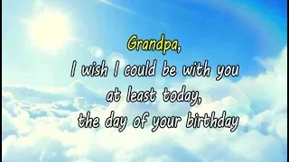 Happy Birthday Grandpa  in Heaven
