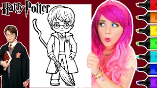Coloring Cute Harry Potter Coloring Page | Ohuhu Art Markers