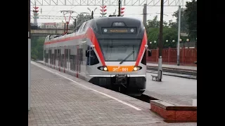 Поезд Stadler FLIRT белорусских железных дорог