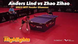 Anders Lind vs Zhao Zihao 赵子豪 | 2023 WTT Feeder Olomouc (Ms-R16) HD Highlights