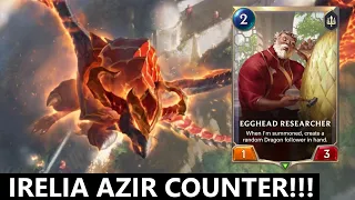 ALL I WANT IS AN AZIR IRELIA COUNTER!!! | Legends of Runeterra Gameplay | LoR | Garen Shyvana Deck