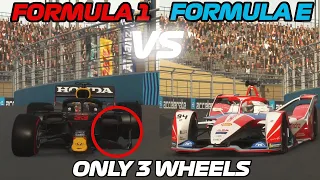 Is F1 With ONLY 3 WHEELS Actually Faster Than Formula E??