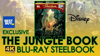 The Jungle Book (2016) 4K Blu-ray Steelbook Unboxing | Best Buy Exclusive (4K Video)
