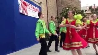 Folk Dance Ensemble "Vechory" - Russia at Festival de Folclore "Alegria 2013" Calella