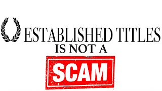 Established Titles WAS NOT A SCAM!🤔