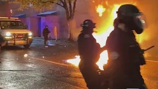 PPB: 13 arrested during riot, Molotov cocktails thrown at officers