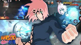 Naruto Mobile - เล่น PVP ไปกับตัวละ Sakura Byakugou หลังจากบัฟมาแล้วจะโหดขนาดไหนต้องดู!!