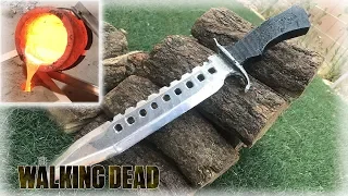 Aluminum Casting Negan's Bowie Knife From The Walking Dead!