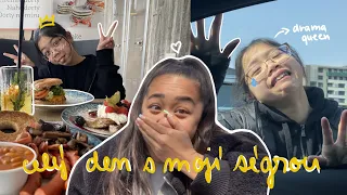 VLOG: a whole day with my sister | celý den se sestrou - brunch, kino, chatime, hry | Tran Kim Ly