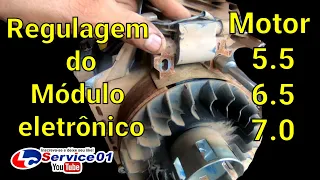 Regulagem do Módulo eletrônico motor estacionário 5.5   6.5  7.0 #motor #mecânico #lcservice01