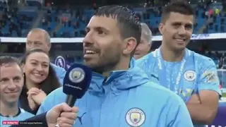 El KUN AGUERO hablando ingles