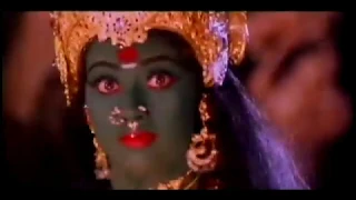 Durga kicks demon butt in DEVI MAA (Hindi-dubbed) climax.