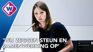 Chaotisch debat eindigt in klappen Haagse coalitie