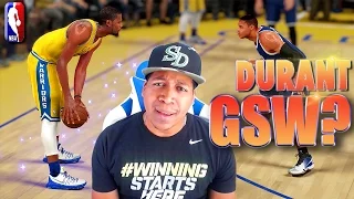 KEVIN DURANT Goes To GOLDEN STATE? Easy WAY OUT? - NBA 2K16 Gameplay