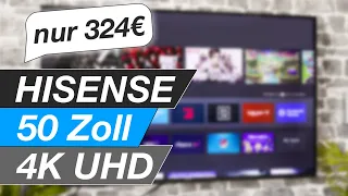 Hisense 50AE7200F - 50 Zoll 4K UHD Fernseher - Ausge'boxt' und eingerichtet