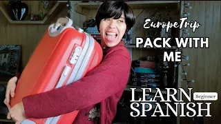 【Spanish comprehensible input】 I'm going to Europe! ✈   #spanishvocabulary ✨