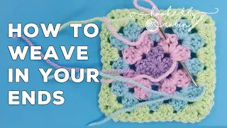 How to Weave (Sew) in Your Ends on Your Crochet Project