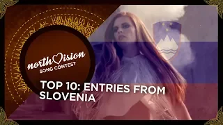 TOP 10: Entries from Slovenia 🇸🇮 | North Vision Song Contest