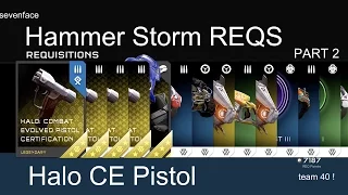 Halo 5 REQ Pack Opening Hammer Storm -  Halo CE Pistol and More!