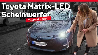 Toyota Matrix LED Scheinwerfer - Tutorial & Erklärung