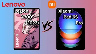 Lenovo Legion Y700 VS Xiaomi Pad 6S Pro