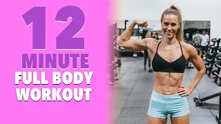 12-MINUTE FULL BODY BODYWEIGHT WORKOUT | FOLLOW ALONG WORKOUT VIDEO