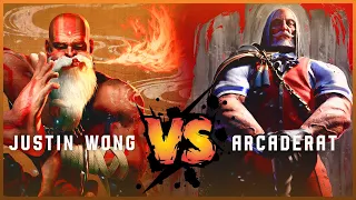 Justin Wong (Dhalsim) vs arcadeRat (JP) | Street Fighter 6 | Ranked Match