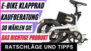 E-Bike Klapprad Vergleich. Die besten Elektro-Klappräder im Test. so wählen Sie das richtige Produkt