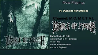 Dusk and Her Embrace - Cradle Of Filth 1996, Dusk in Her Embrace Album.