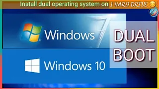 INSTALL DUAL OPERATING SYSTEM on ONE HARD DRIVE in your Computer | Dual Boot | Dual OS