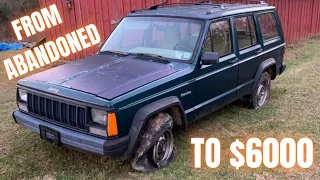 BUYING ABANDONED JEEP CHEROKEE XJ AT ESTATE SALE