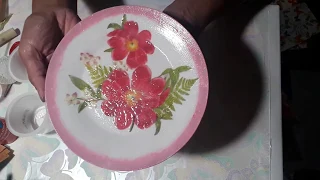 How to Decoupage plate