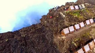 Trek to Mt Nyiragongo in HD with Drone video