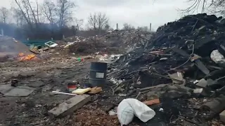 Сжигание мусора и свалка все там же Одинцово - Большие Вяземы - Городок-17