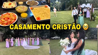 O GRANDE DIA 🥹 FOMOS PADRINHOS DE CASAMENTO / FESTA DE CASAMENTO CRISTÃO