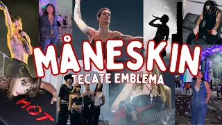 Måneskin en Tecate Emblema 🖤 | Concert Vlog 🎸| Cdmx