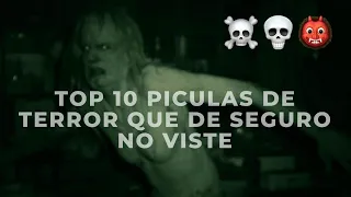 ¡Top 10 Películas de Terror que probablemente NO HAS VISTO!