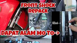 Front Shock Repack DIY | Wheel Bearing | Honda Click v2 125i