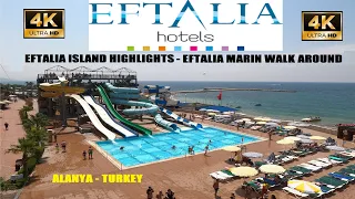 EFTALIA Marin Eftalia Island And Hotels Highlights And Walk Around Alanya Turkey