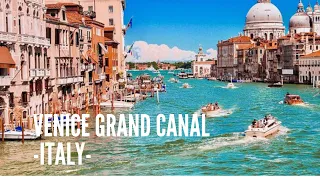 [4K] VENICE ITALY GRAND CANAL TOUR  {Beautiful Scenery}