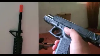 E&C EC 1103 Glock 18C Firing (Semi and Full-Auto)