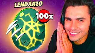 ABRINDO 100x OVOS NO BRAWL STARS DE UMA SÓ VEZ