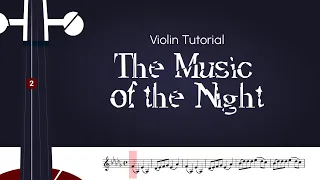 The Music of the Night | The Phantom of the Opera | Violin Cover | Violin Tutorial | Sheet music